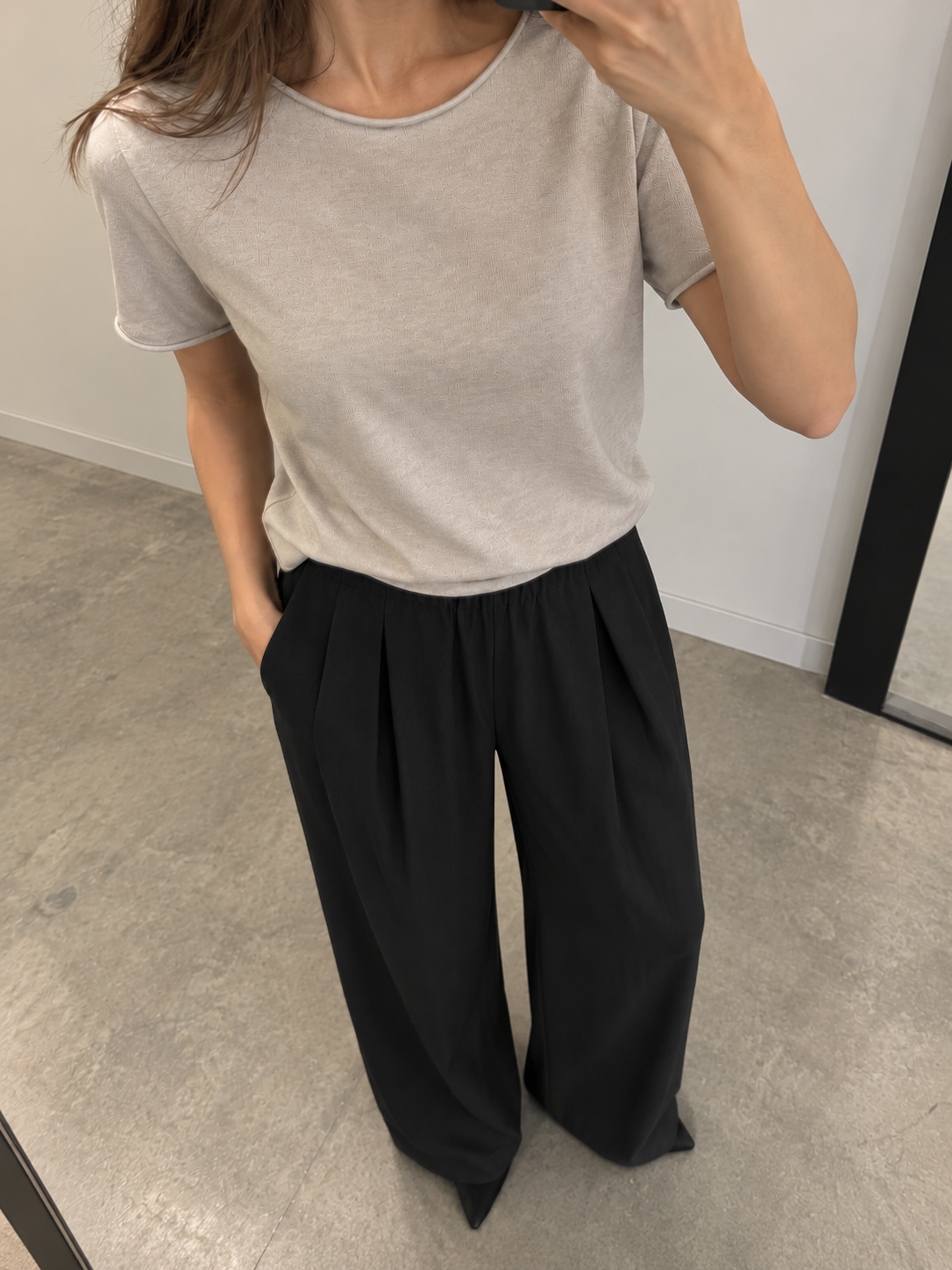 Knit Short Sleeve Top