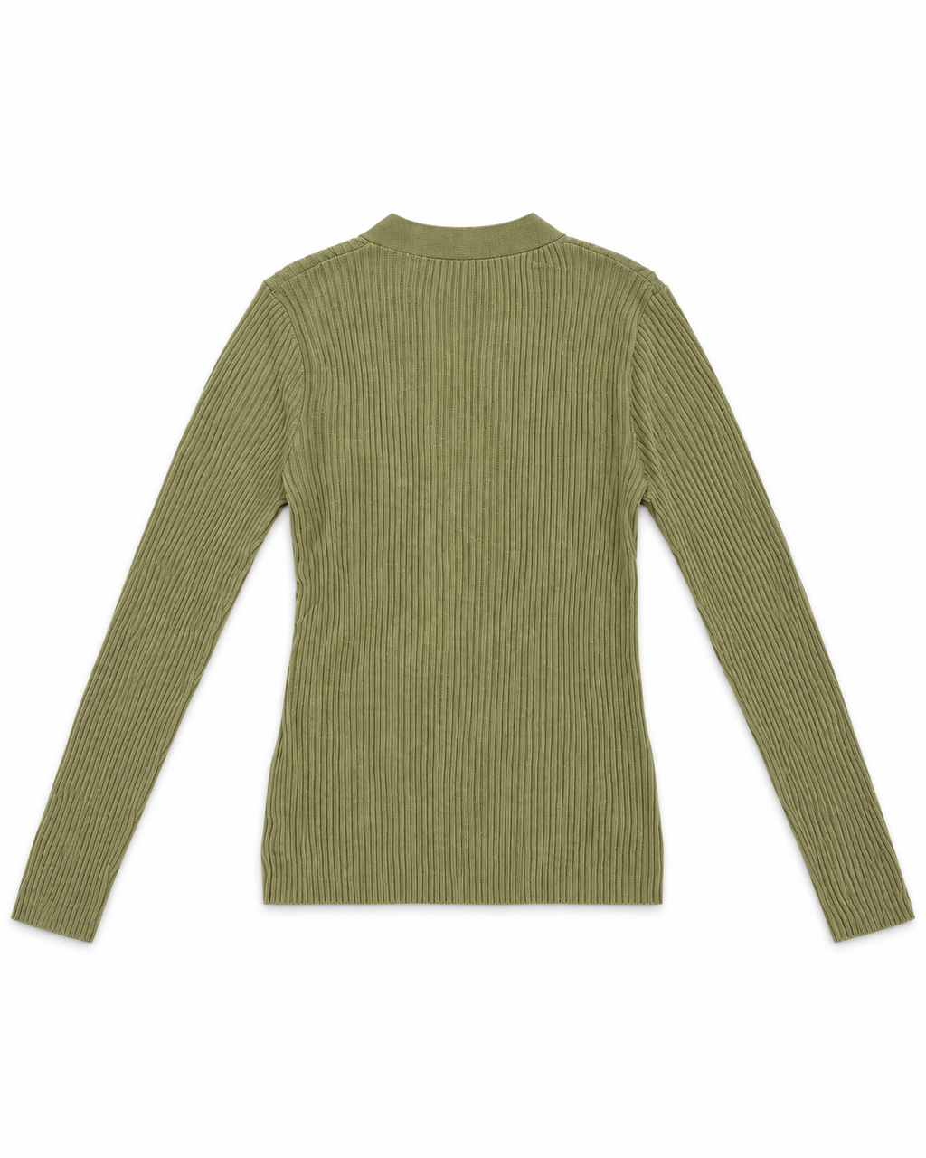 Ribbed Wrap Knit Top