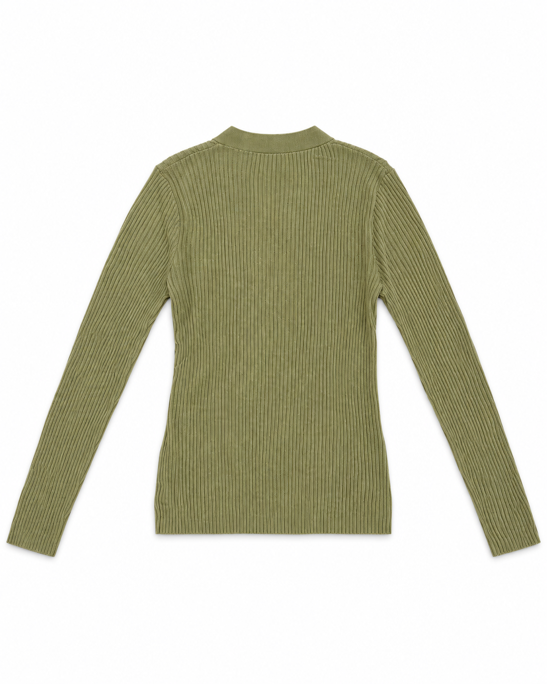 Ribbed Wrap Knit Top