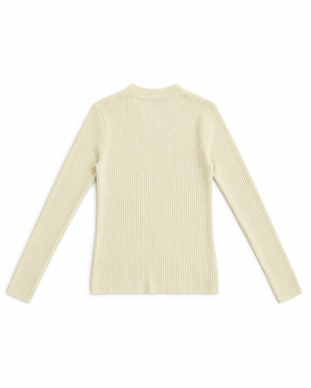 Ribbed Wrap Knit Top
