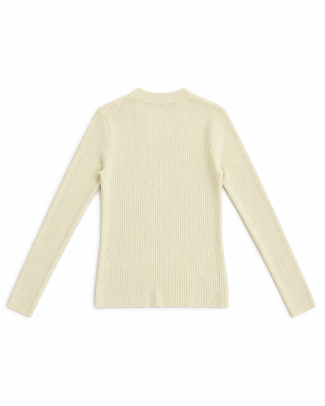 Ribbed Wrap Knit Top