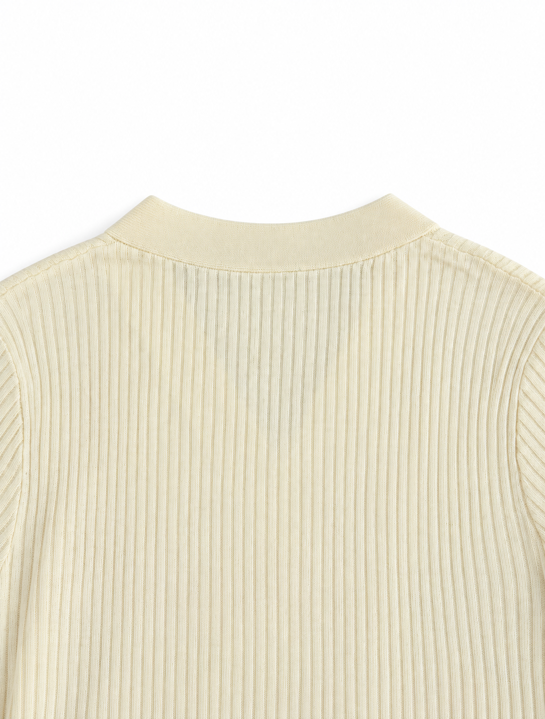 Ribbed Wrap Knit Top