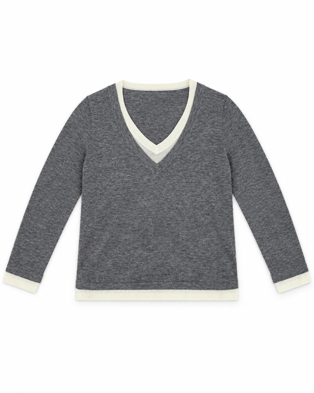 Double Layered Long Sleeve Top