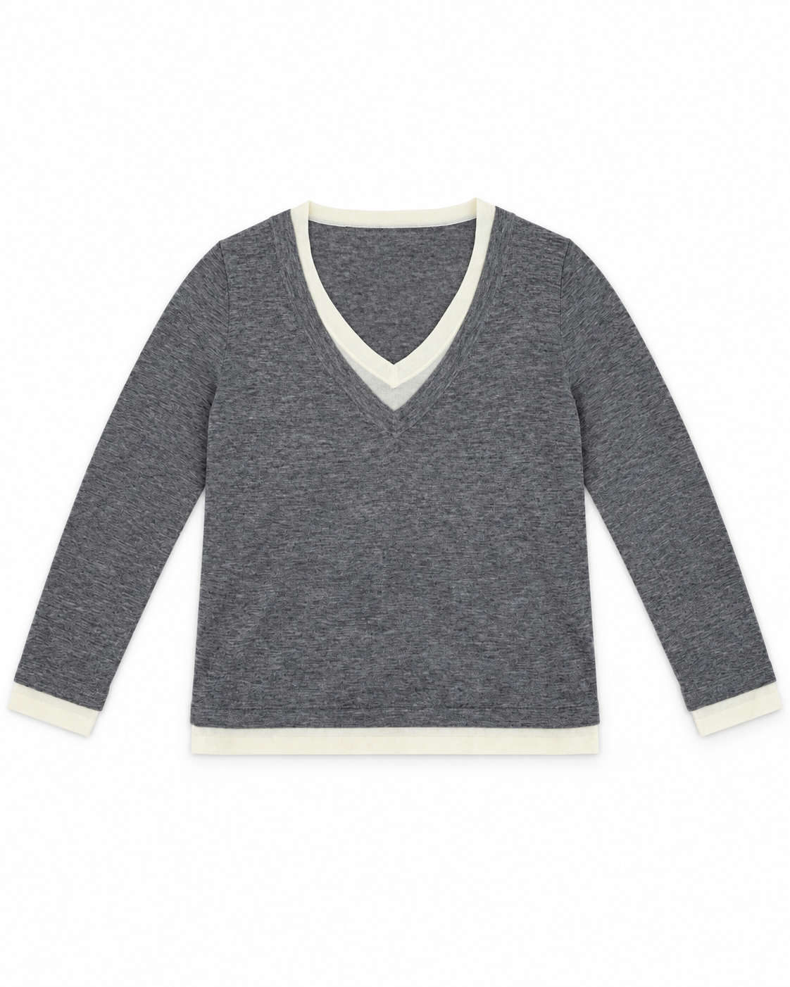 Double Layered Long Sleeve Top