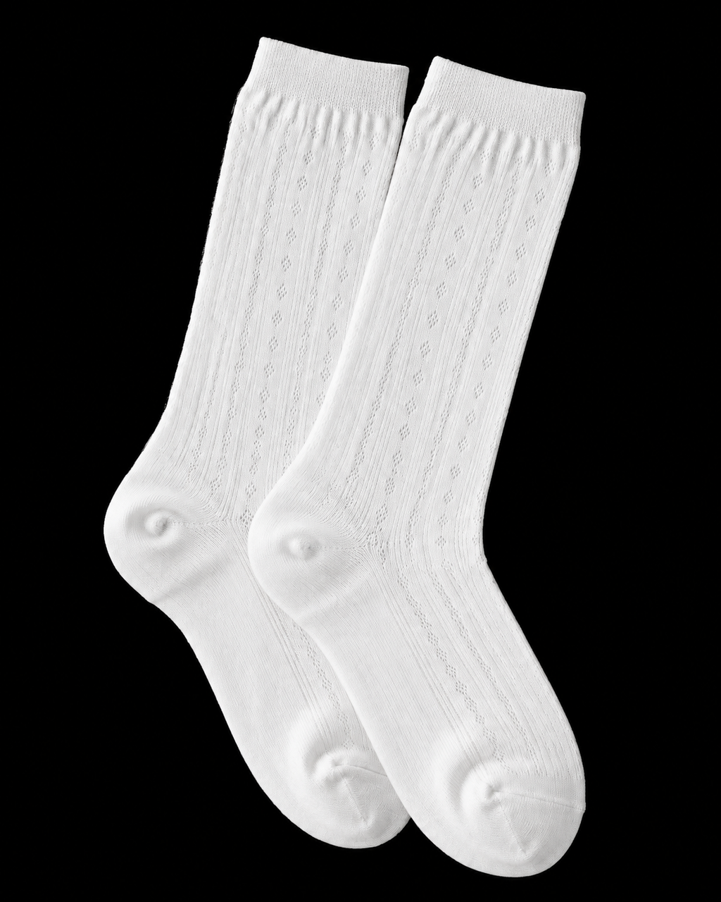 Pointelle Cotton Ankle Socks