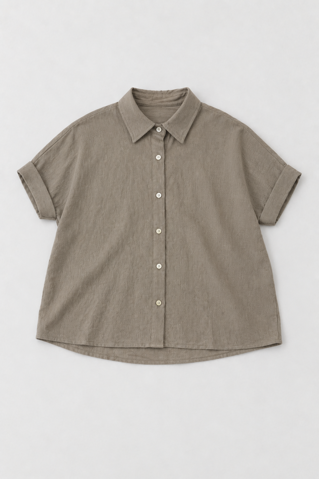 Camille Textured Button Shirt