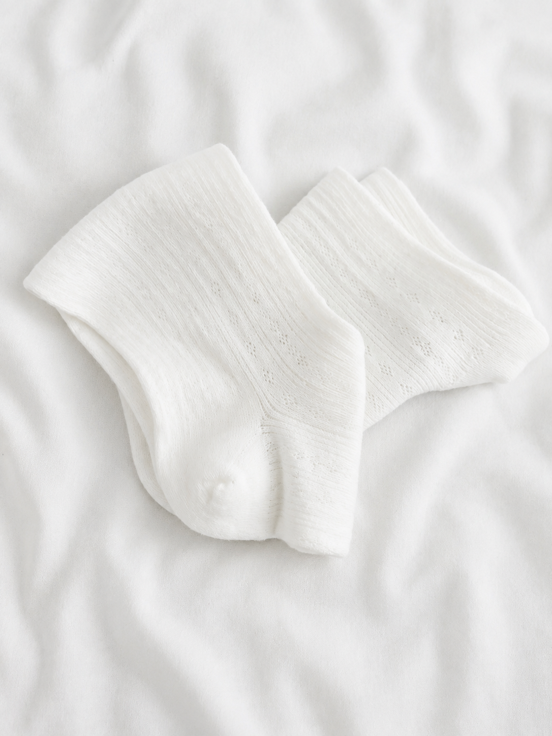 Pointelle Cotton Ankle Socks