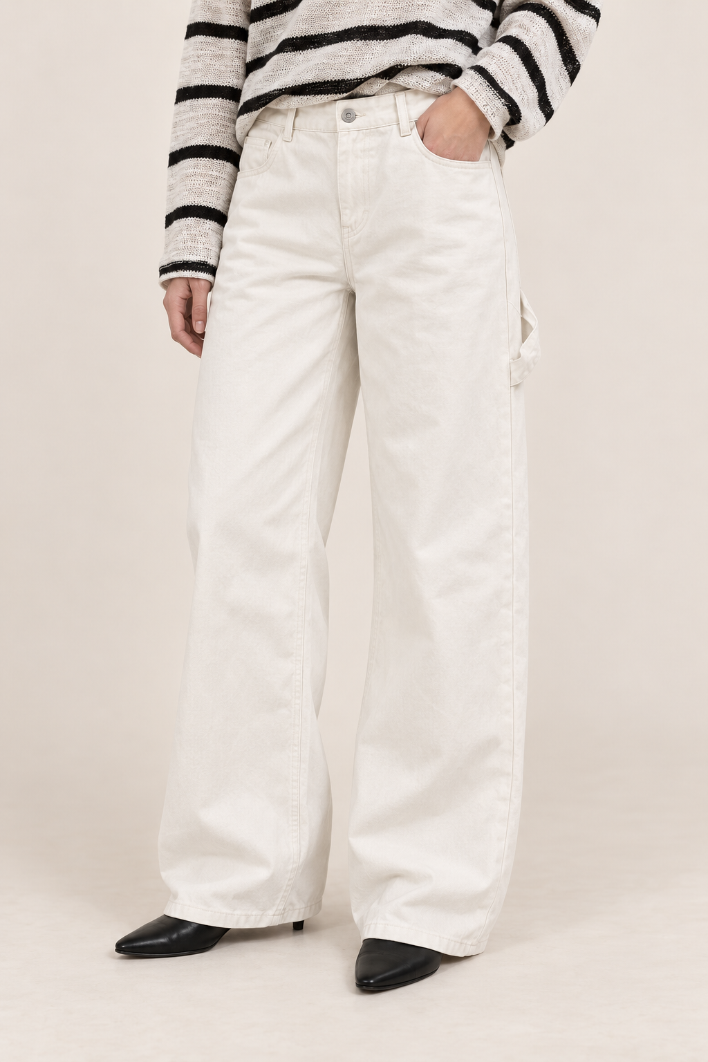 Cotton Wide Leg Pants